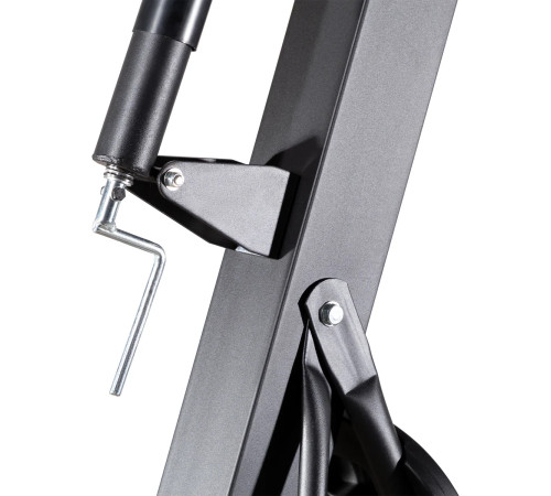 Стійка баскетбольна NILS ZDK027 305 см, чорно-біла