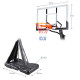 Стійка баскетбольна NILS ZDK027 305 см, чорно-біла
