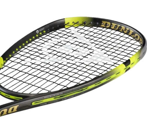 Ракетка для сквошу Dunlop SONICCORE ULTIMATE 132 NH, чорно-зелена