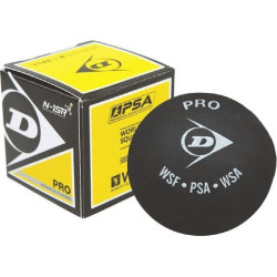 М'ячі для сквошу Dunlop PRO WSF/PSA 3 шт, чорні