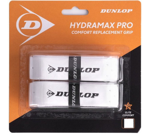 Обмотка для сквош-ракетки Dunlop Hydramax PRO 2 шт, біла