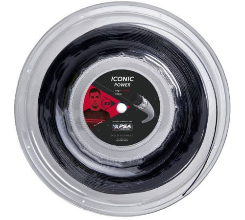 Струни для сквошу Dunlop Iconic PRO, чорні