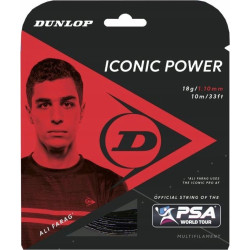 Струни для сквошу Dunlop Iconic Power, чорні
