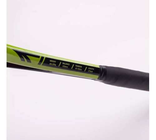 Ракетка для сквошу Hi-Tec Super, чорно-зелена