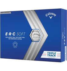М'ячі для гольфу Callaway Erc Soft Triple Track 2023 12 шт, білі