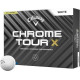 М'ячі для гольфу Callaway Chrome Tour X 12 шт, білі