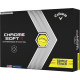 М'ячі для гольфу Callaway Chrome Soft X Triple Track 12 шт, жовті