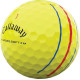 М'ячі для гольфу Callaway Chrome Soft X Triple Track 12 шт, жовті