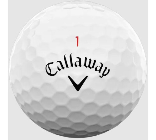 М'ячі для гольфу Callaway Chrome Soft X LS 12 шт, білі