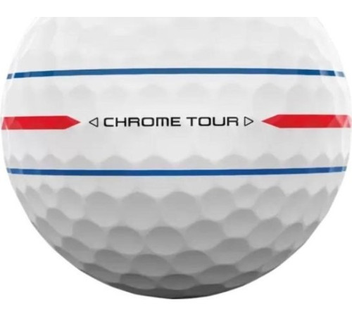 М'ячі для гольфу Callaway Chrome Tour Triple Track 12 шт, білі