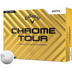 М'ячі для гольфу Callaway Chrome Tour 12 шт, білі