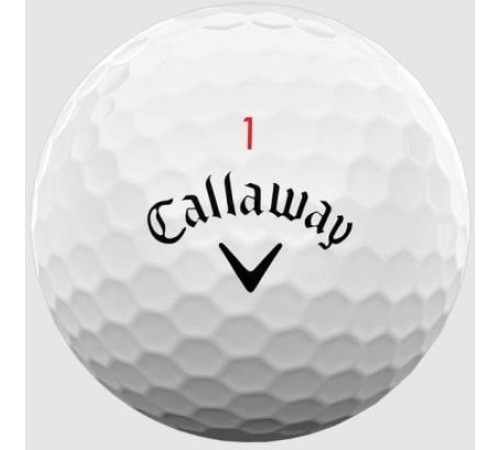 М'ячі для гольфу Callaway Chrome Soft 2022 3 шт, білі
