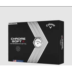 М'ячі для гольфу Callaway Chrome Soft X 12 шт, білі