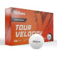 М'ячі для гольфу Wilson Tour Velocity Distance 15 шт, білі