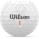 М'ячі для гольфу Wilson Tour Velocity Distance 15 шт, білі