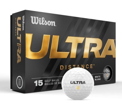 М'ячі для гольфу Wilson ULTRA Distance 2023 15 шт, жовті
