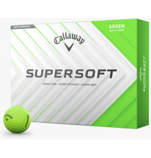 М'ячі для гольфу Callaway Supersoft 12 шт, зелений