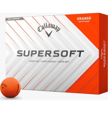 М'ячі для гольфу Callaway Supersoft 12 шт, помаранчеві