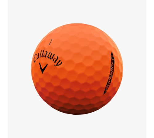 М'ячі для гольфу Callaway Supersoft 12 шт, помаранчеві