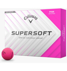 М'ячі для гольфу Callaway Supersoft 2025 12 шт, рожеві