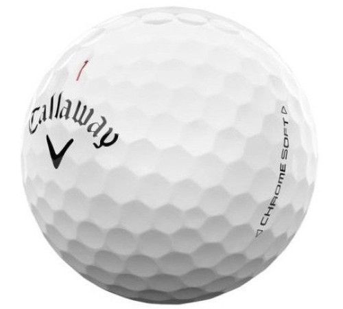 М'ячі для гольфу Callaway Chrome Soft 2024 3 шт, білі