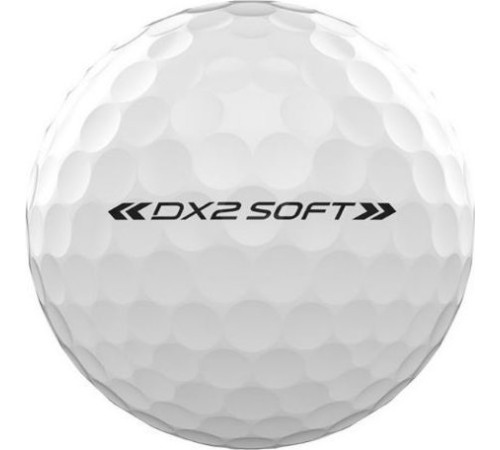 М'ячі для гольфу Wilson Staff DX2 Soft 12 шт, білі М'ячі для гольфу Wilson Staff DX2 Soft 12 шт, білі