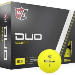 М'ячі для гольфу Wilson Staff Duo Soft 12 шт, жовті