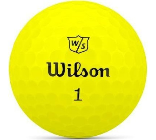 М'ячі для гольфу Wilson Staff Duo Soft 12 шт, жовті М'ячі для гольфу Wilson Staff Duo Soft 12 шт, жовті