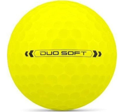 М'ячі для гольфу Wilson Staff Duo Soft 12 шт, жовті М'ячі для гольфу Wilson Staff Duo Soft 12 шт, жовті