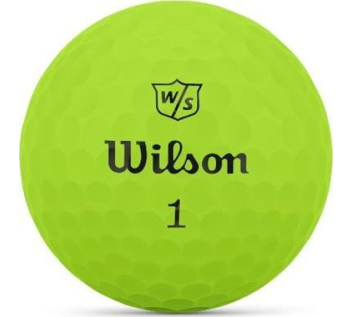 М'ячі для гольфу Wilson Staff Duo Soft 12 шт, зелені М'ячі для гольфу Wilson Staff Duo Soft 12 шт, зелені