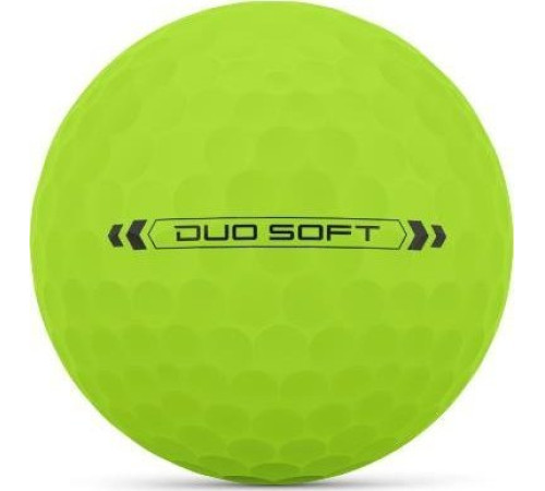 М'ячі для гольфу Wilson Staff Duo Soft 12 шт, зелені М'ячі для гольфу Wilson Staff Duo Soft 12 шт, зелені