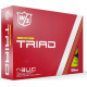 М'ячі для гольфу Wilson Staff TRIAD 12 шт, жовті