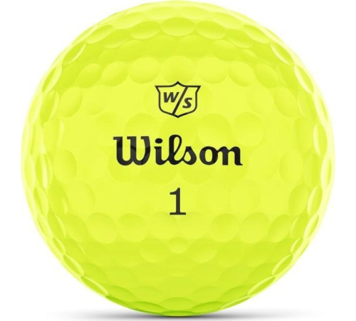 М'ячі для гольфу Wilson Staff TRIAD 12 шт, жовті М'ячі для гольфу Wilson Staff TRIAD 12 шт, жовті