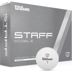 М'ячі для гольфу Wilson Staff Model X 12 шт, білі