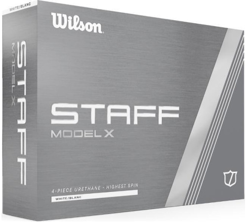 М'ячі для гольфу Wilson Staff Model X 12 шт, білі М'ячі для гольфу Wilson Staff Model X 12 шт, білі