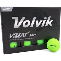 М'ячі для гольфу Volvik Vimat Soft 12 шт, зелені