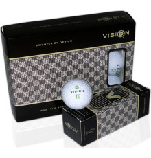 М'ячі для гольфу Vision PRO-TOUR X * WJB 12 шт, біло-зелені