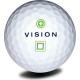 М'ячі для гольфу Vision PRO-TOUR X * WJB 12 шт, біло-зелені