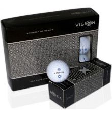 М'ячі для гольфу Vision PRO-TOUR X * WJB 12 шт, біло-сині