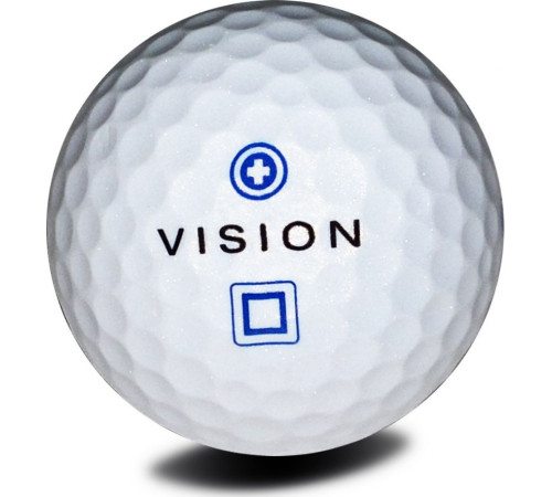 М'ячі для гольфу Vision PRO-TOUR X * WJB 12 шт, біло-сині