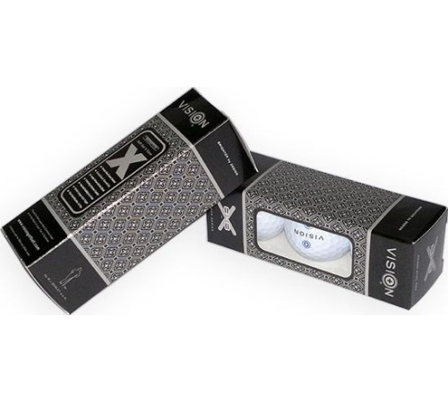 М'ячі для гольфу Vision PRO-TOUR X * WJB 12 шт, біло-сині