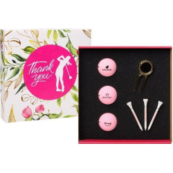 М'ячі для гольфу Toma Thank You Ladies Pack 3 шт, рожеві