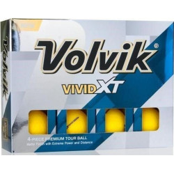 М'ячі для гольфу Volvik Vivid XT 12 шт, жовті