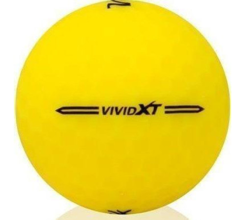 М'ячі для гольфу Volvik Vivid XT 12 шт, жовті М'ячі для гольфу Volvik Vivid XT 12 шт, жовті
