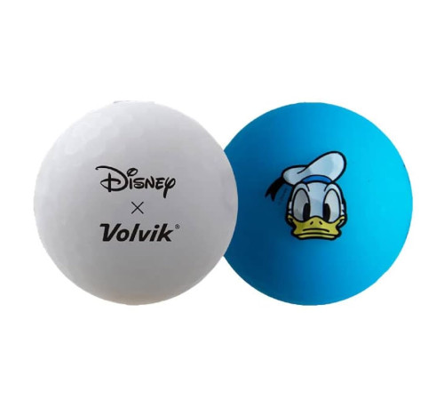 М'ячі для гольфу Volvik Disney Donald 4 шт, блакитно-сірі М'ячі для гольфу Volvik Disney Donald 4 шт, блакитно-сірі