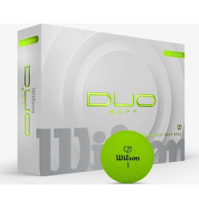 М'ячі для гольфу Wilson Staff Duo Soft 2025 12 шт, зелені