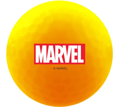 М'ячі для гольфу Volvik Marvel Thor 4 шт, сіро-жовті М'ячі для гольфу Volvik Marvel Thor 4 шт, сіро-жовті