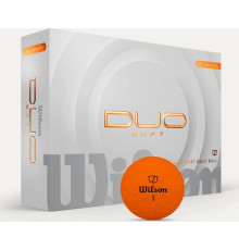 М'ячі для гольфу Wilson Staff Duo Soft 12 шт, помаранчеві