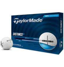 М'ячі для гольфу Taylor Made Distance 2025 12 шт, білі