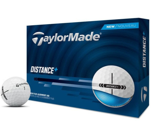 М'ячі для гольфу Taylor Made Distance 2025 12 шт, білі